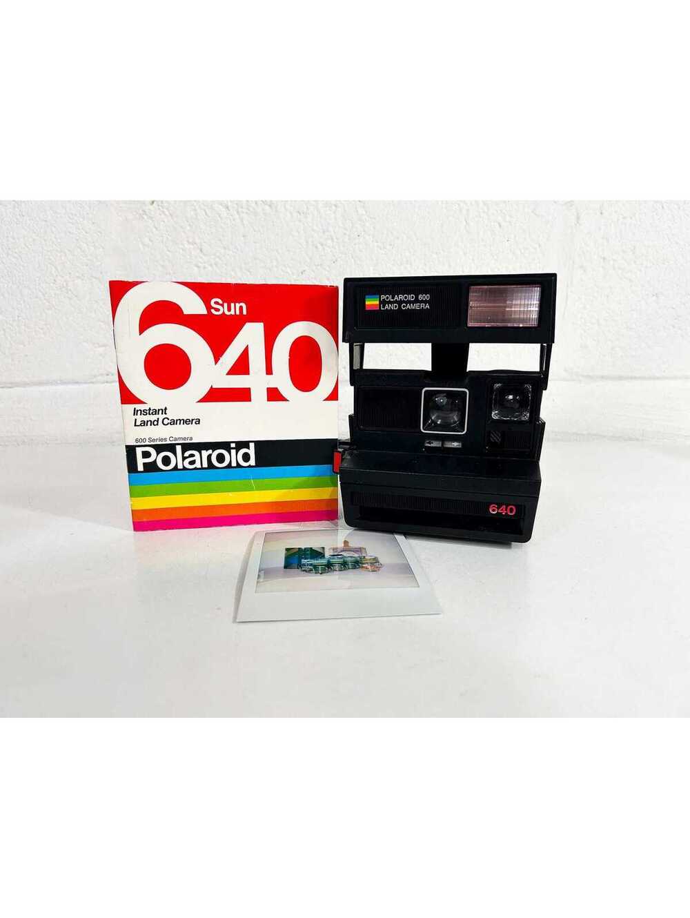Vintaage Polaroid Camera 600 Flash 640 Film Photography Tested & Working 1980s